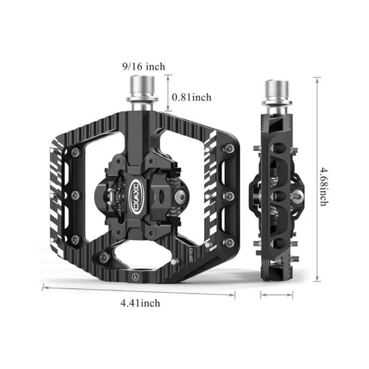 Footboard Non-Slip Double-Sided Cleat SPD Mountain Bike Downhill Pedals