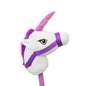 Kids Hobby Horse or Unicorn with Galloping Neighing Sounds